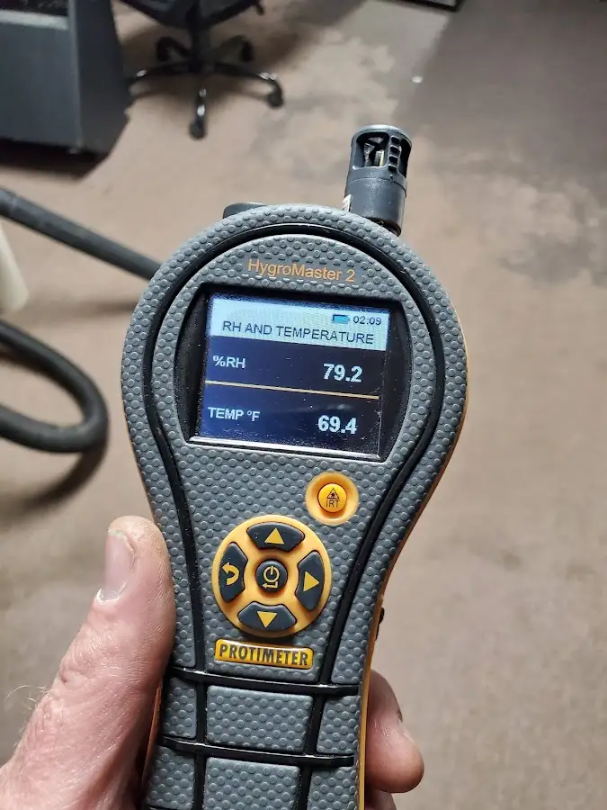 Moisture meter humidity assessment for Fire & Smoke Damage Restoration in Stratford